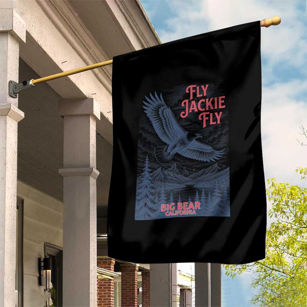 Jackie The Big Bear Eagle Supports California Wildlife Garden Flag