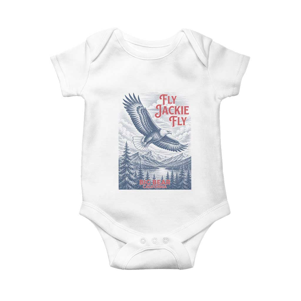 Jackie The Big Bear Eagle Supports California Wildlife Baby Onesie