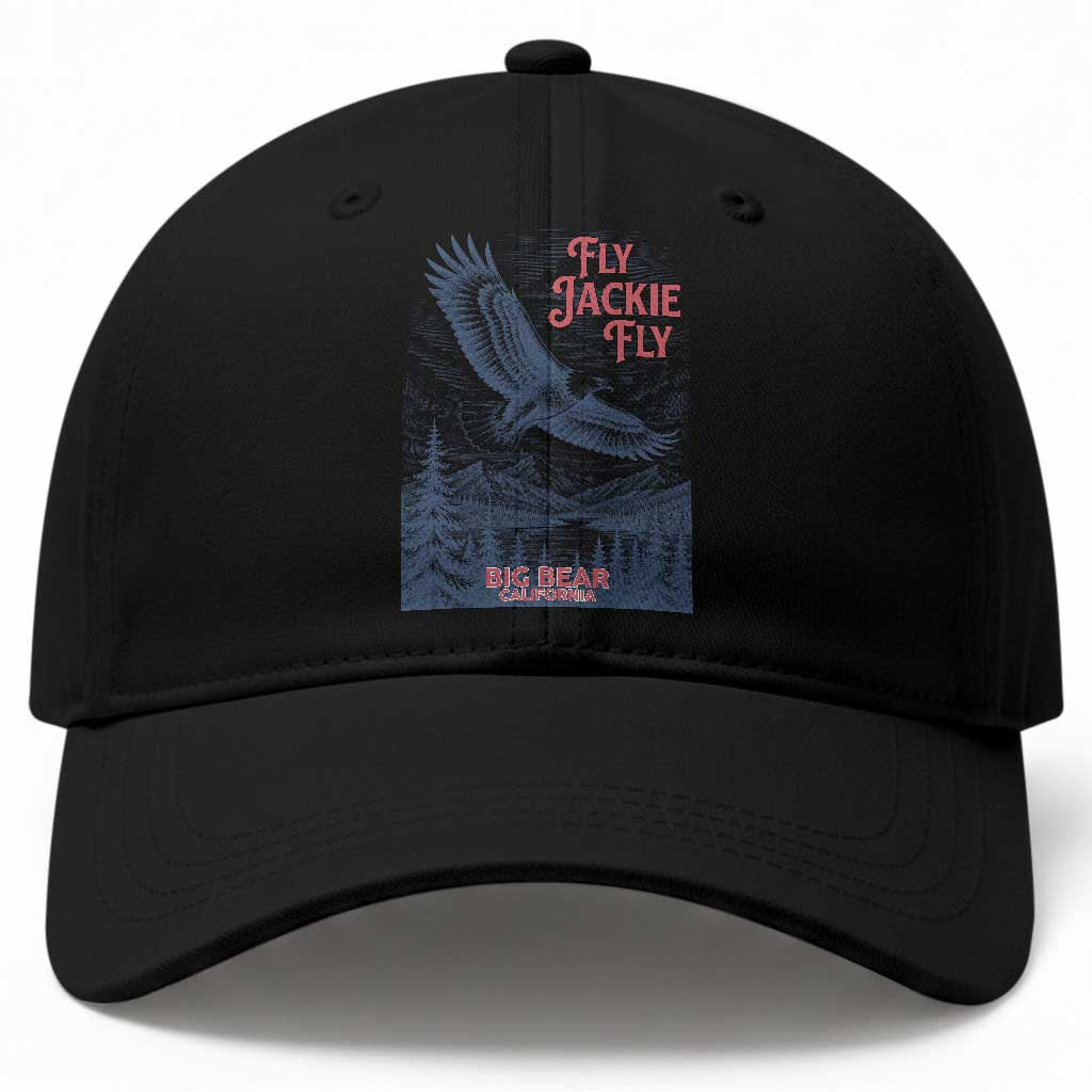 Jackie The Big Bear Eagle Supports California Wildlife Baseball Cap