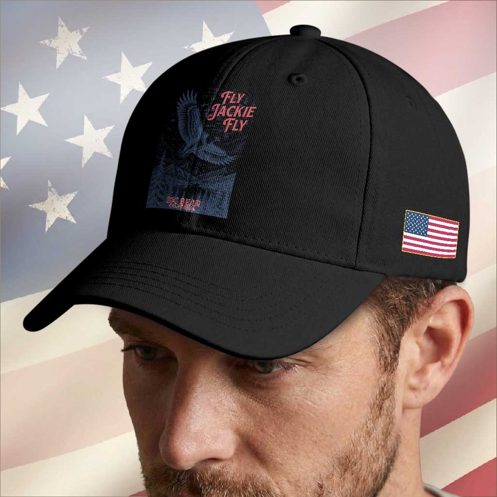 Jackie The Big Bear Eagle Supports California Wildlife Baseball Cap