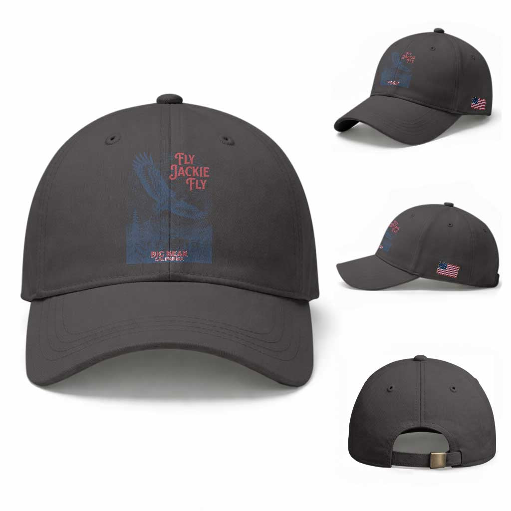 Jackie The Big Bear Eagle Supports California Wildlife Baseball Cap
