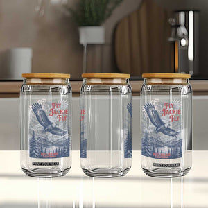 Jackie The Big Bear Eagle Supports California Wildlife Glass Can
