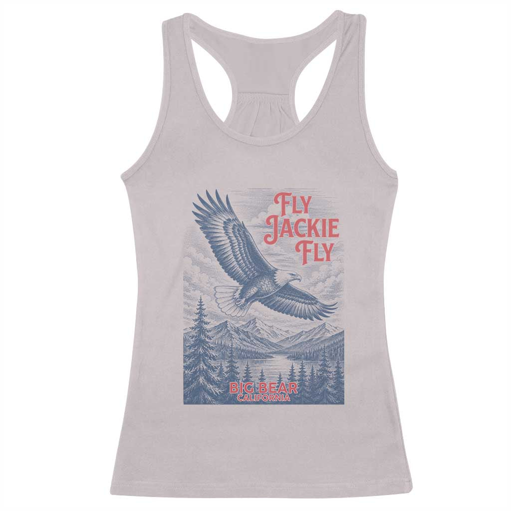 Jackie The Big Bear Eagle Supports California Wildlife Racerback Tank Top
