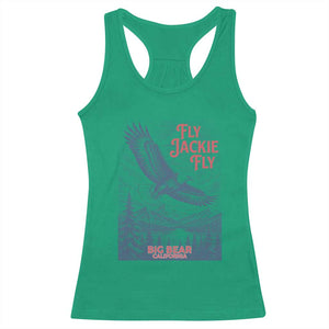 Jackie The Big Bear Eagle Supports California Wildlife Racerback Tank Top