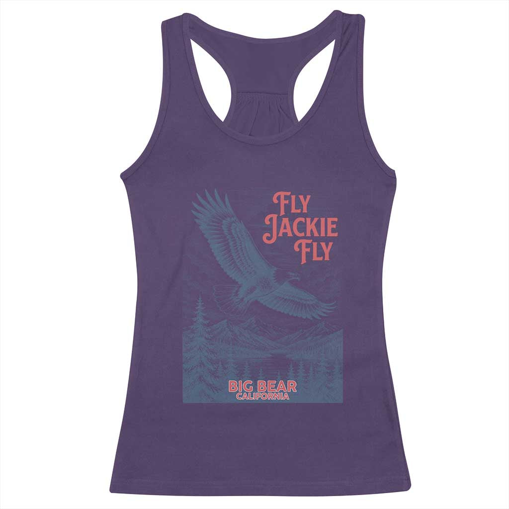 Jackie The Big Bear Eagle Supports California Wildlife Racerback Tank Top