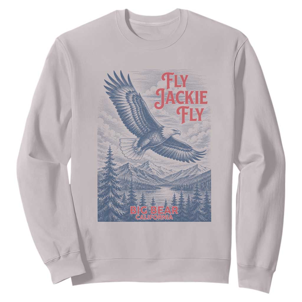 Jackie The Big Bear Eagle Supports California Wildlife Sweatshirt