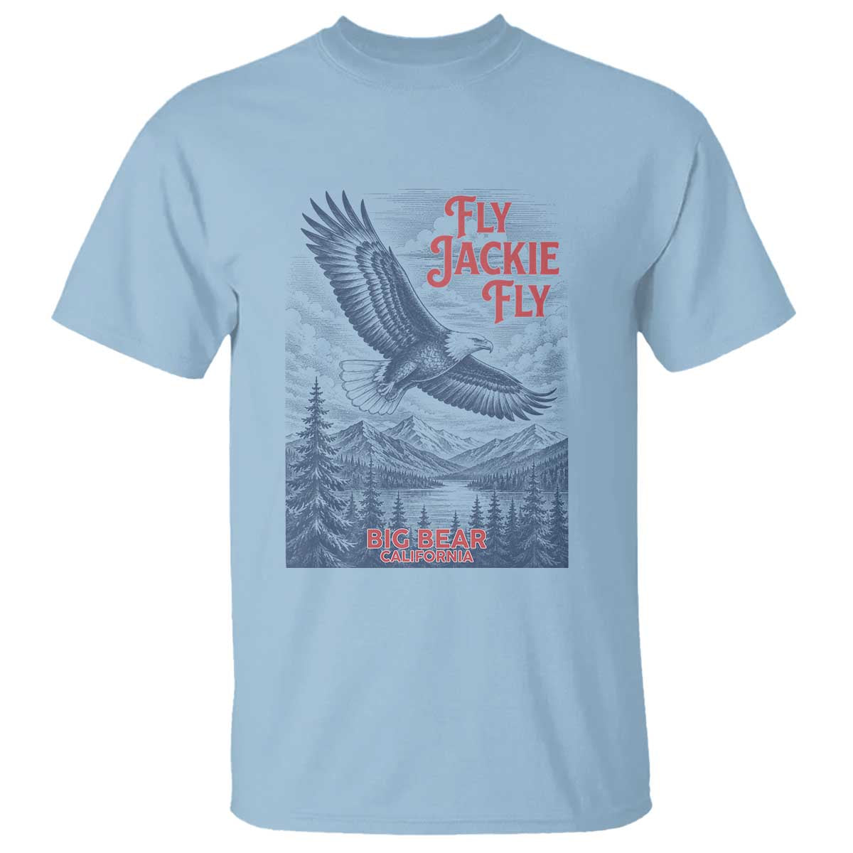 Jackie The Big Bear Eagle Supports California Wildlife T Shirt
