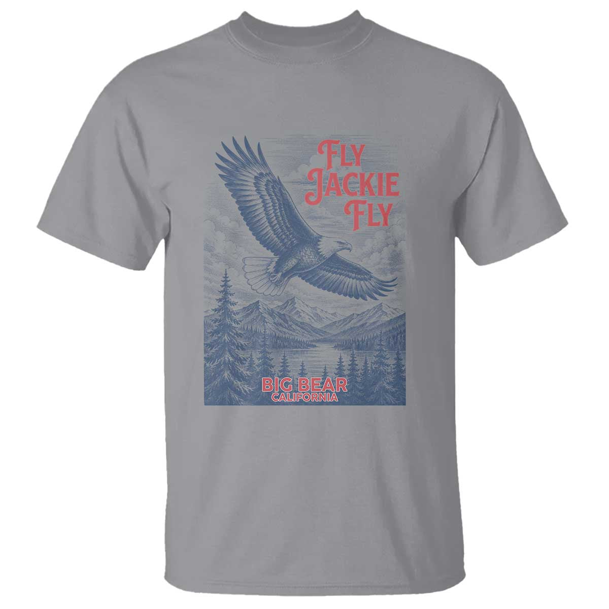 Jackie The Big Bear Eagle Supports California Wildlife T Shirt