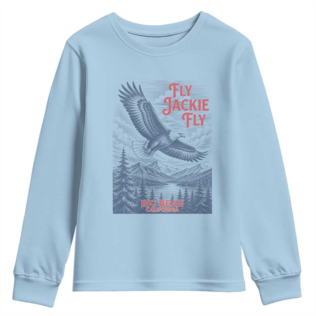Jackie The Big Bear Eagle Supports California Wildlife Youth Sweatshirt