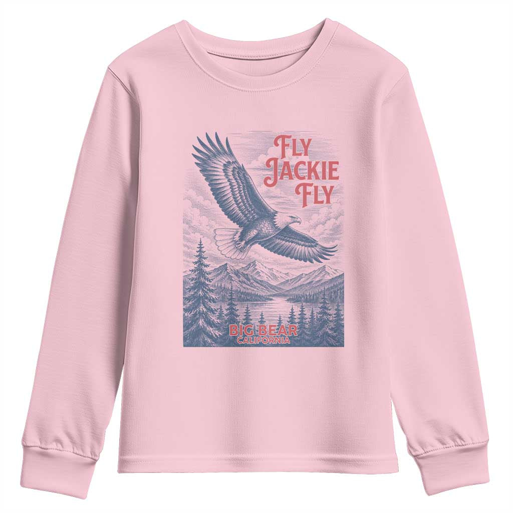 Jackie The Big Bear Eagle Supports California Wildlife Youth Sweatshirt