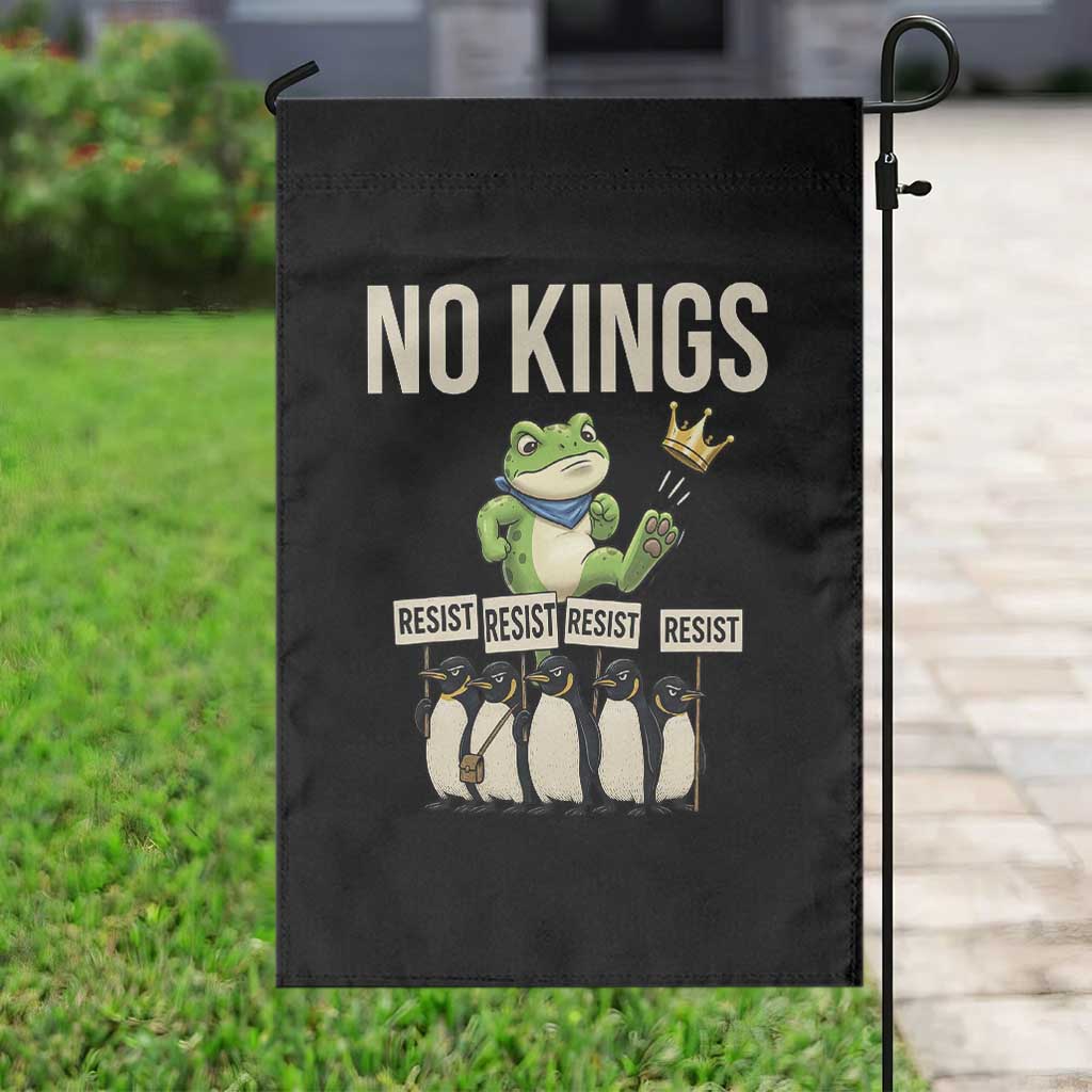 Resist Frog Garden Flag No Kings Funny Portland Protest ICE Activist Meme TS14 Print Your Wear