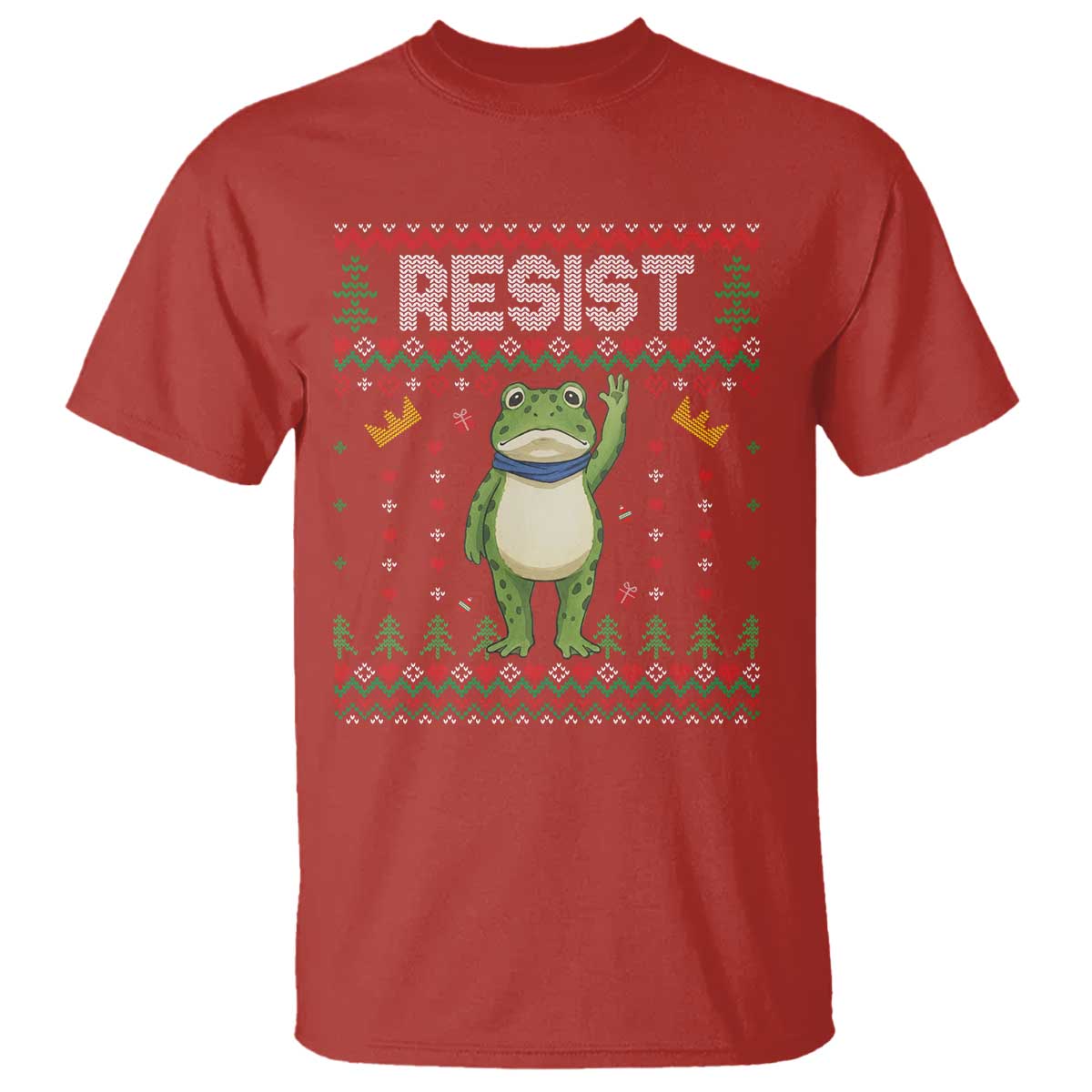 Resist Frog T Shirt Funny Portland Protest ICE Activist Meme 2025 TS14 Red Print Your Wear