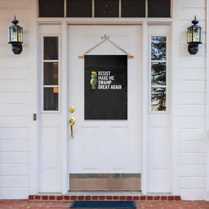Resist Frog Garden Flag Funny Polittical 2025 Meme TS14 Print Your Wear
