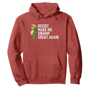 Resist Frog Hoodie Funny Polittical 2025 Meme TS14 Red Print Your Wear