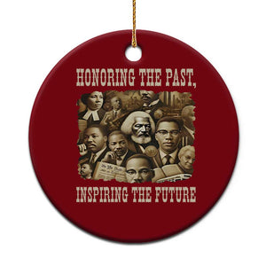 Honoring The Past Inspiring The Future Ceramic Ornament Black History Month TS14 1pc Red Print Your Wear
