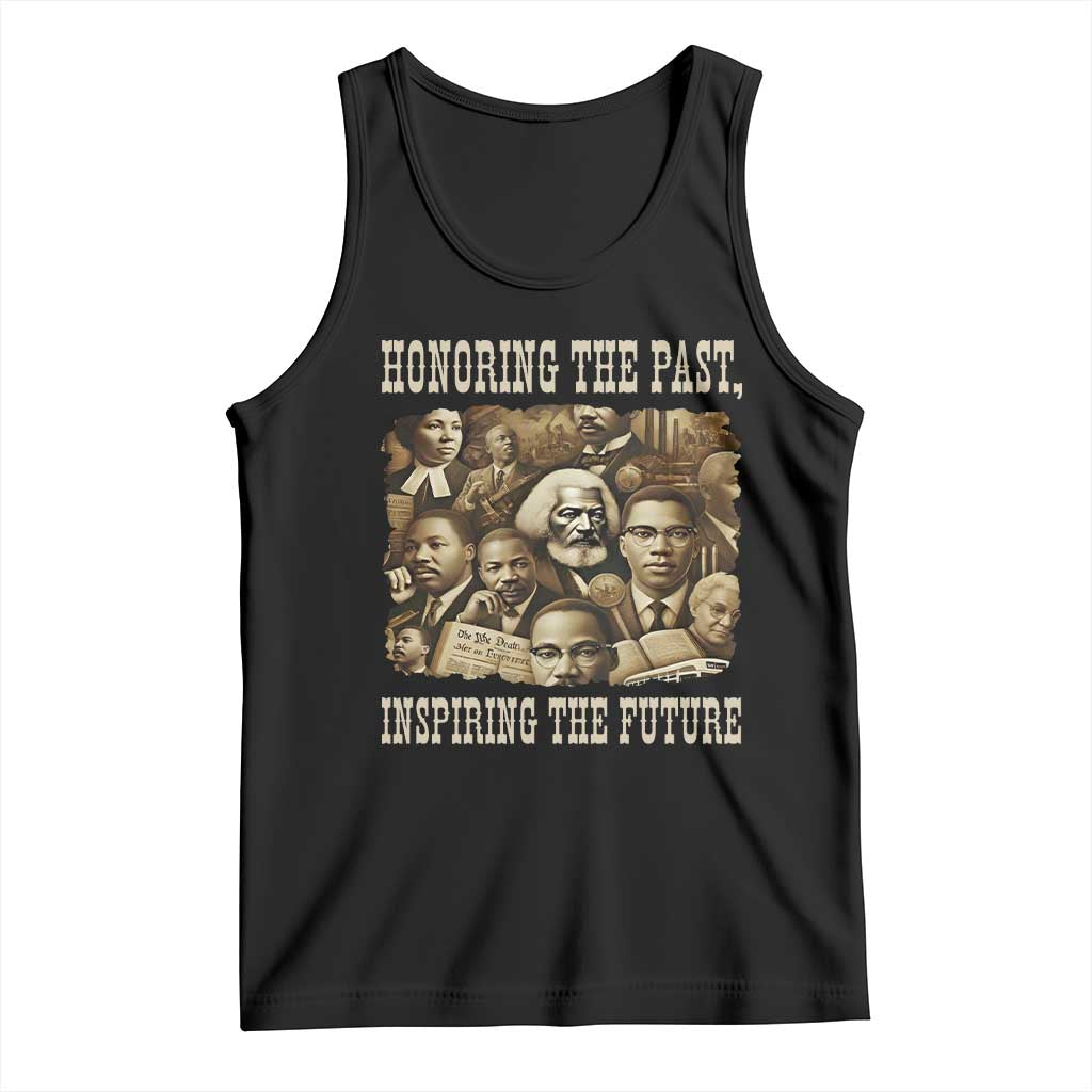 Honoring The Past Inspiring The Future Tank Top Black History Month TS14 Black Print Your Wear