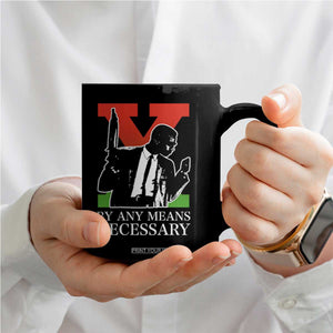 Malcolm X Coffee Mug By Any Means Necessary TS14 Print Your Wear