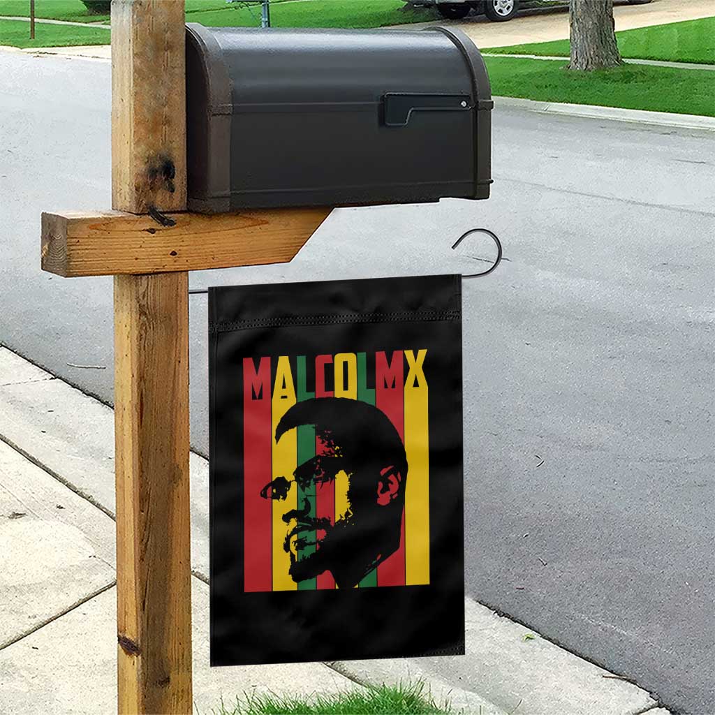 Malcolm X Garden Flag Pan African Flag Black History TS14 Print Your Wear