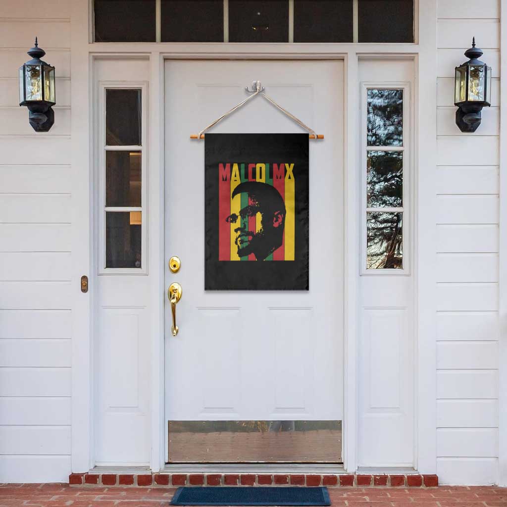 Malcolm X Garden Flag Pan African Flag Black History TS14 Print Your Wear