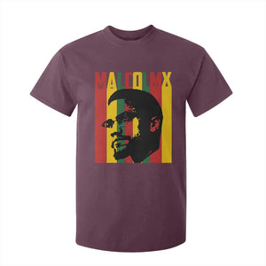 Malcolm X T Shirt For Kid Pan African Flag Black History TS14 Maroon Print Your Wear