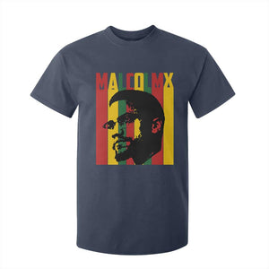 Malcolm X T Shirt For Kid Pan African Flag Black History TS14 Navy Print Your Wear