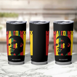 Malcolm X Tumbler Cup Pan African Flag Black History TS14 Print Your Wear