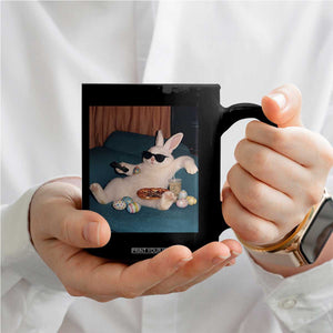 Easter Bunny Iced Coffee Coffee Mug Funny Animal Meme TS14 Print Your Wear