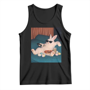 Easter Bunny Iced Coffee Tank Top Funny Animal Meme TS14 Black Print Your Wear