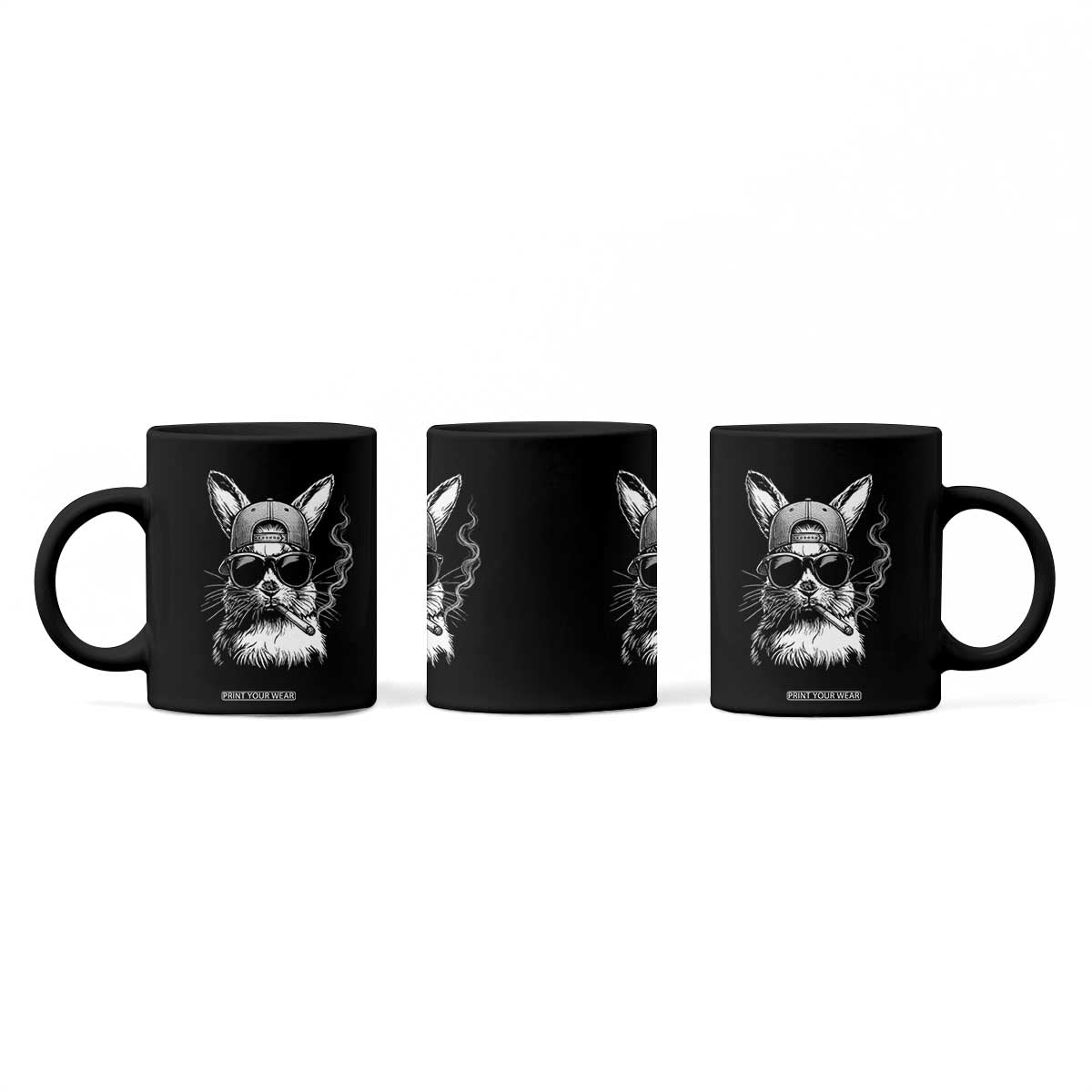 Funny Easter Bunny Smoking Meme Coffee Mug TS14 Print Your Wear