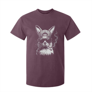 Funny Easter Bunny Smoking Meme T Shirt For Kid TS14 Maroon Print Your Wear
