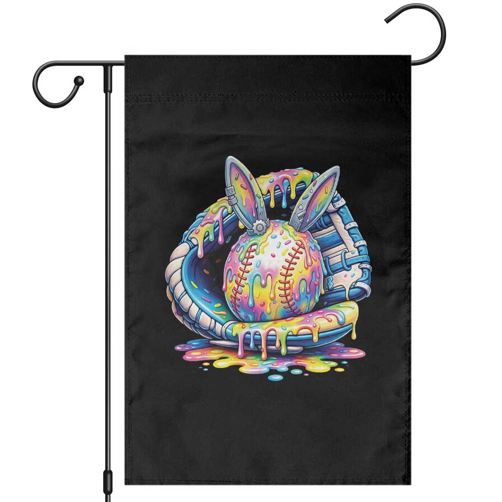 Baseball Easter Garden Flag Drip Ice Cream Sprinkles Baseball Glove TS14 Black Print Your Wear