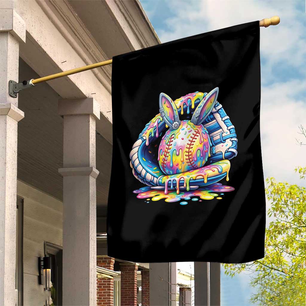 Baseball Easter Garden Flag Drip Ice Cream Sprinkles Baseball Glove TS14 Print Your Wear