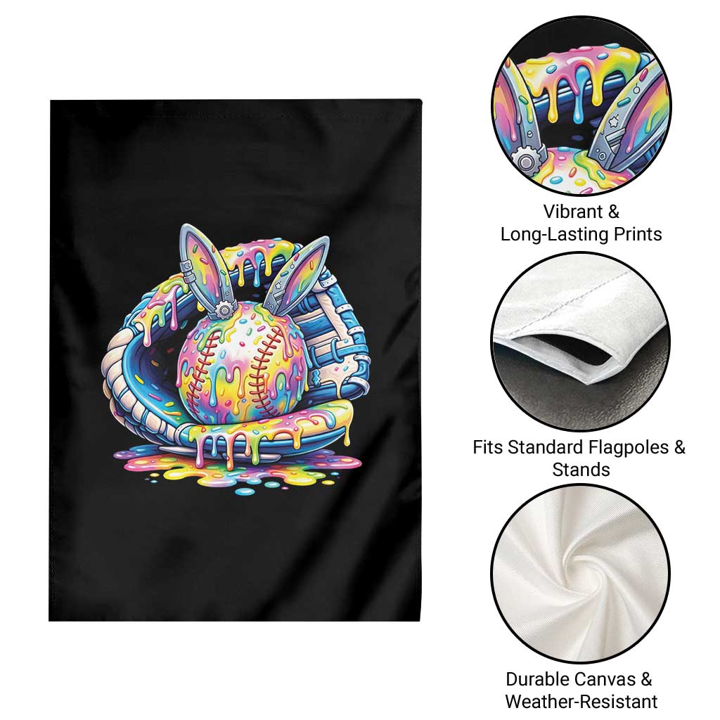 Baseball Easter Garden Flag Drip Ice Cream Sprinkles Baseball Glove TS14 Print Your Wear