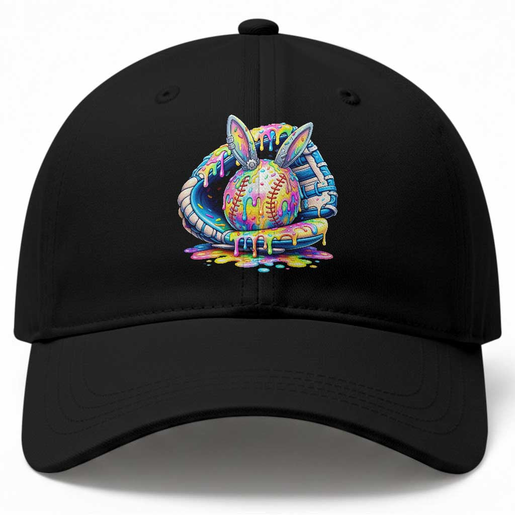 Baseball Easter Baseball Cap Drip Ice Cream Sprinkles Baseball Glove TS14 Print Your Wear