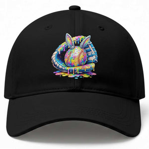 Baseball Easter Baseball Cap Drip Ice Cream Sprinkles Baseball Glove TS14 Print Your Wear