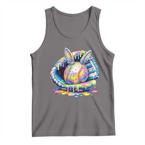 Baseball Easter Tank Top Drip Ice Cream Sprinkles Baseball Glove TS14 Deep Heather Print Your Wear