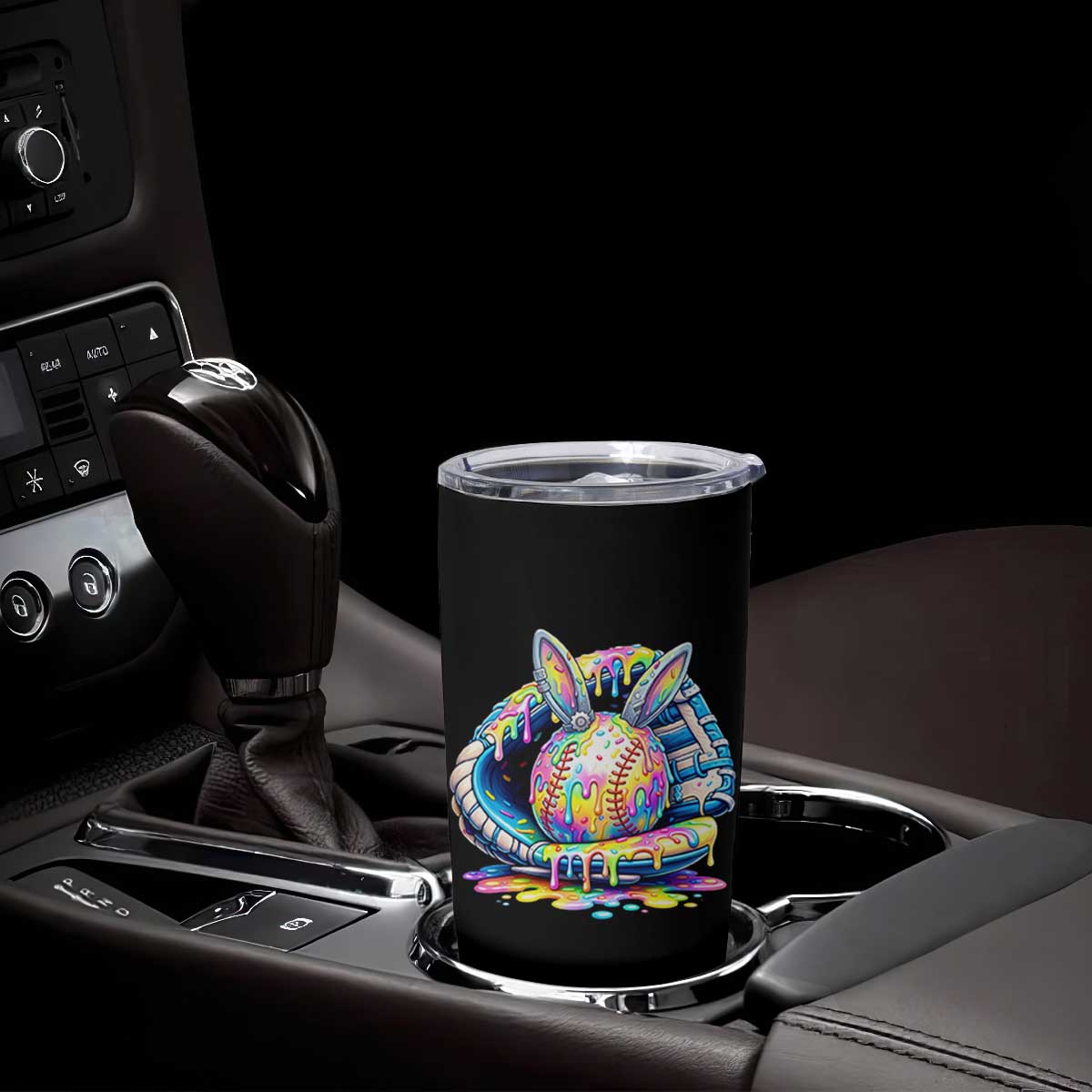 Baseball Easter Tumbler Cup Drip Ice Cream Sprinkles Baseball Glove TS14 Print Your Wear