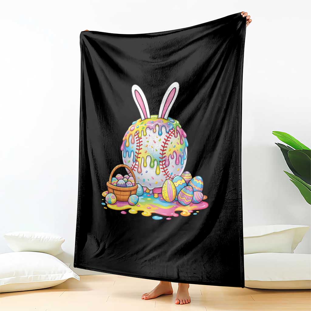 Baseball Easter Drip Ice Cream Sprinkles Egg Gift Throw Blanket TS14 Print Your Wear