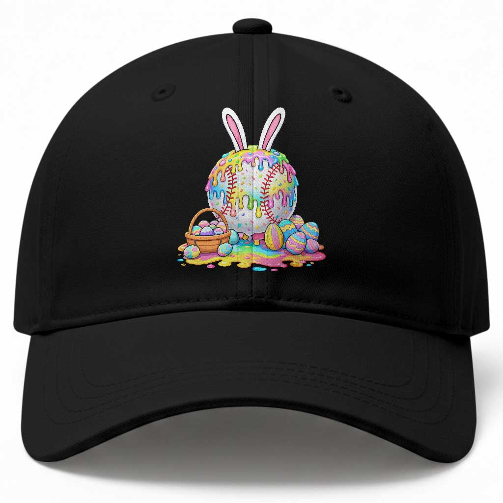 Baseball Easter Drip Ice Cream Sprinkles Egg Gift Baseball Cap TS14 Print Your Wear