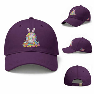 Baseball Easter Drip Ice Cream Sprinkles Egg Gift Baseball Cap TS14 Baseball Cap Universal Fit Purple Print Your Wear
