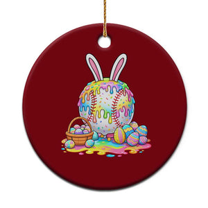 Baseball Easter Drip Ice Cream Sprinkles Egg Gift Ceramic Ornament TS14 1pc Red Print Your Wear