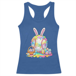 Baseball Easter Drip Ice Cream Sprinkles Egg Gift Racerback Tank Top TS14 Royal Blue Print Your Wear
