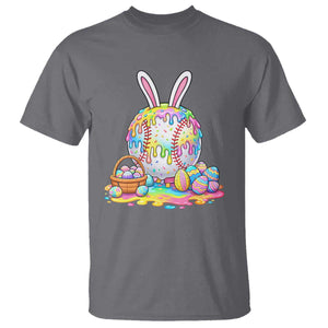 Baseball Easter Drip Ice Cream Sprinkles Egg Gift T Shirt TS14 Charcoal Print Your Wear