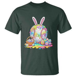 Baseball Easter Drip Ice Cream Sprinkles Egg Gift T Shirt TS14 Dark Forest Green Print Your Wear