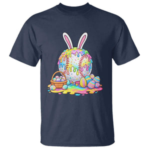 Baseball Easter Drip Ice Cream Sprinkles Egg Gift T Shirt TS14 Navy Print Your Wear