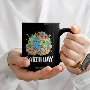 Cute Earth with Floral Earth Day Coffee Mug TS14 Print Your Wear
