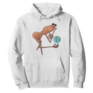 Happy Earth Day Hoodie Funny Marcus The Worm Eco Friendly TS14 White Print Your Wear