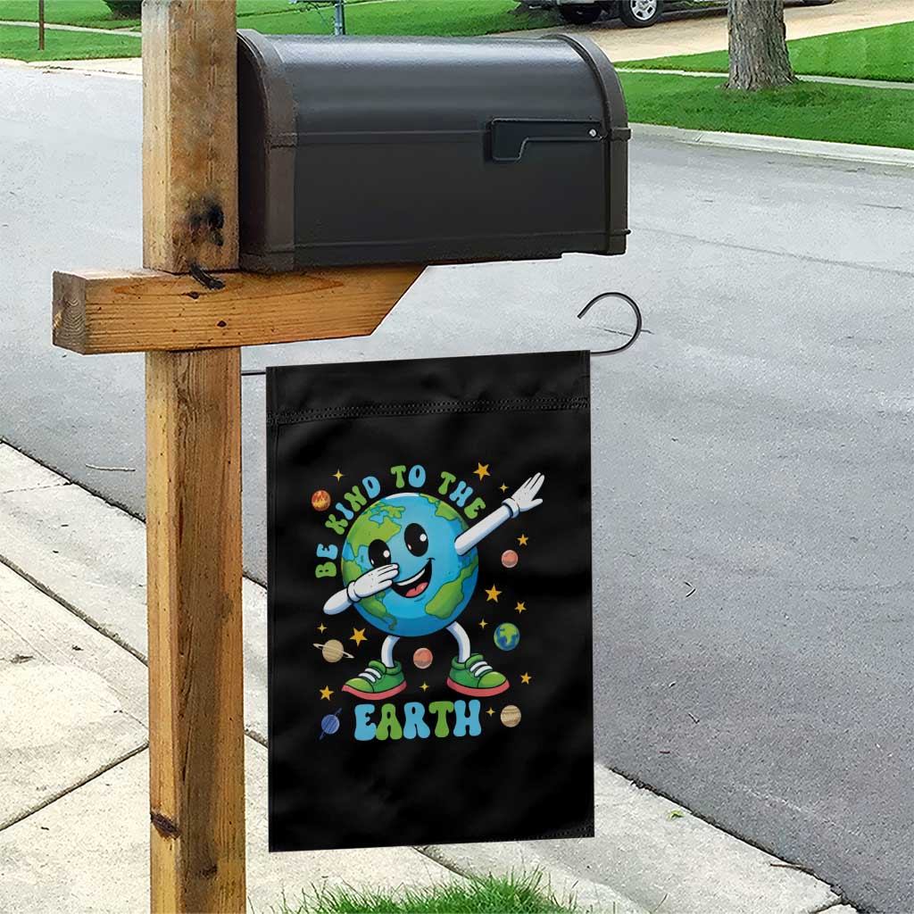 Be Kind To The Earth Garden Flag Cute Environmental Awareness Earth Day TS14 Print Your Wear