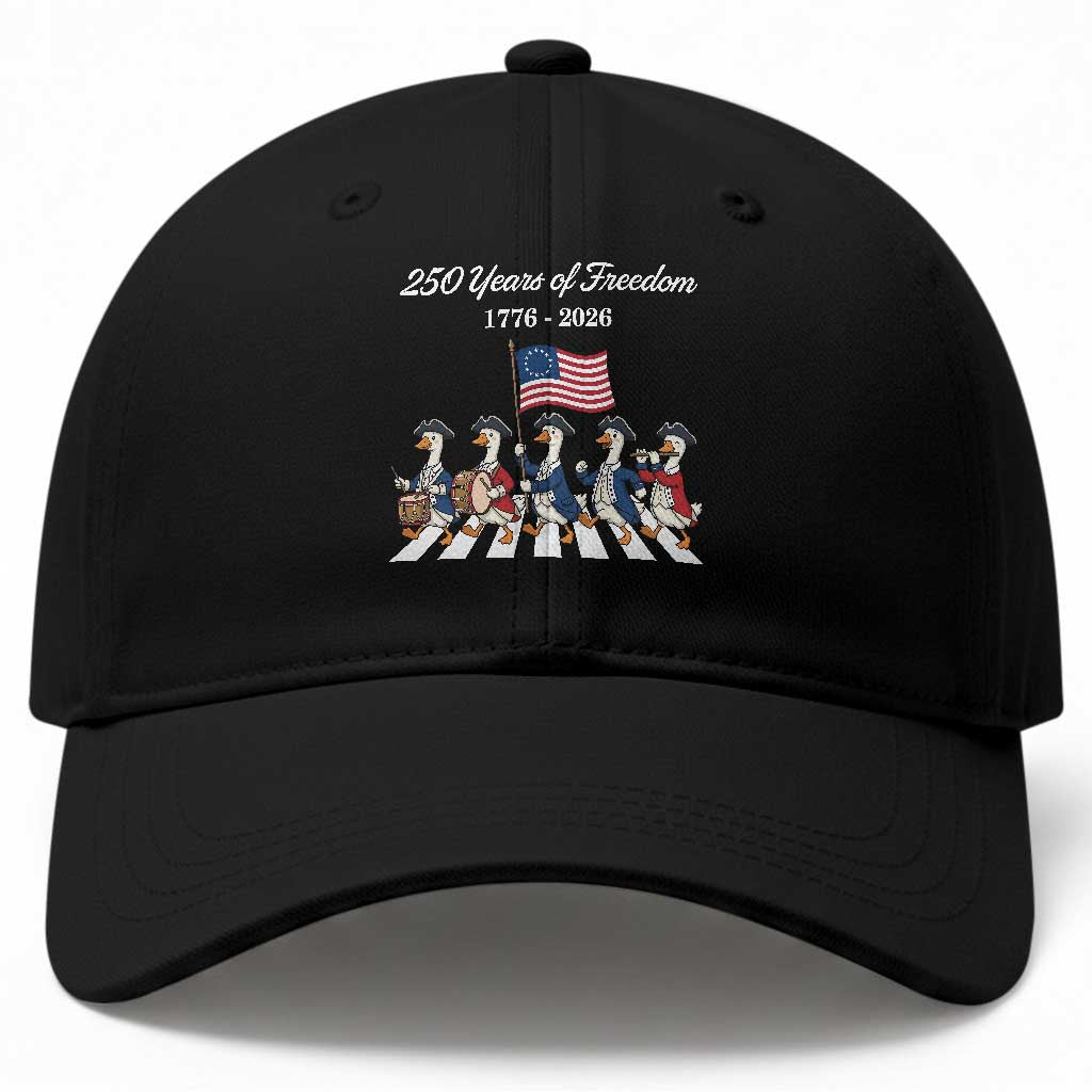 250 Years Of Freedom Baseball Cap Silly Goose Patriotic 4th of July TS14 Print Your Wear