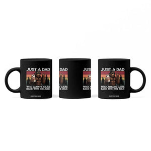 Just a Dad Who Always Came Back with The Milk Coffee Mug Funny Father's Day Gift TS14 Print Your Wear